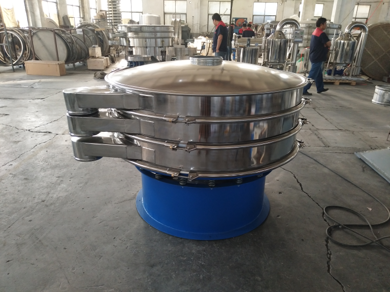 The relationship between the number of screen layers and the discharge port